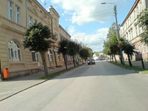Ulica Pocztowa w Więcborku. foto Tomasz Bracka