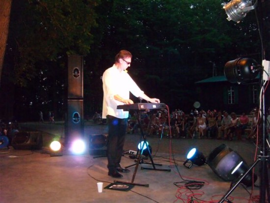Koncert Joachima Perlika w lasku miejskim w Więcborku. foto Tomasz Bracka