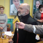 Prezes Sokoła Więcbork Henryk Dueskau na sesji RM w Więcborku. foto Tomasz Bracka