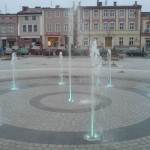 Nowa fontanna na więcborskim Rynku. foto Tomasz Bracka