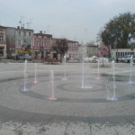 Nowa fontanna na więcborskim Rynku. foto Tomasz Bracka