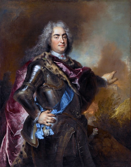Król Polski August II Mocny panujący w latach 1694 -1733 r. który powołał do życia 16. 10 .1732 r. Królewskie Bractwo Strzeleckie w Więcborku