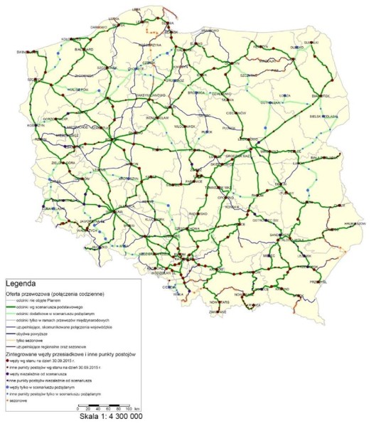 W tej sieci połączeń jest ujęta LK 281 na całym odcinku ze stacją PKP Więcbork co potwierdziło Ministerstwo Infrastruktury i Budownictwa na załączonej mapie !!!