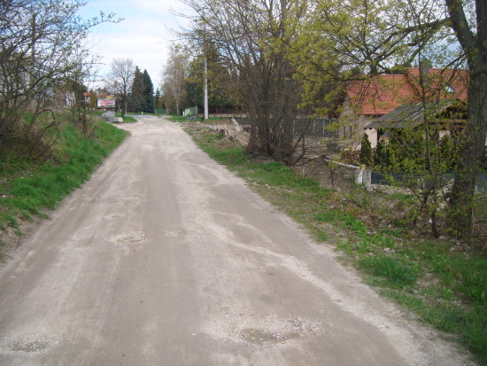 Ulica 28 Stycznia droga publiczna kategorii gminnej w Więcborku - foto Tomasz Bracka