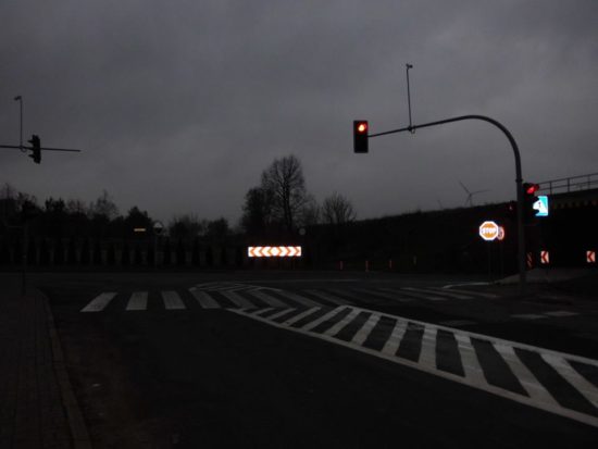 Detektory z sygnalizacją świetlną przy ulicach Złotowskiej i Dworcowej w Więcborku już zamontowane