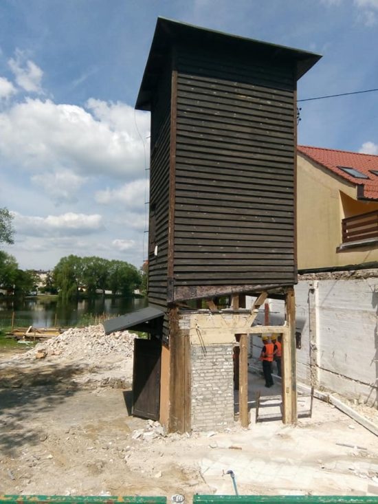 Trwa budowa siedziby KPK w Więcborku - foto Tomasz Roman Bracka