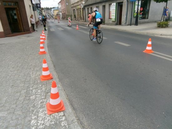 Triathlon Kujavia na ulicach Wicborka. foto Tomasz Roman Bracka