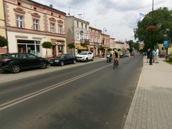 Triathlon Kujavia na ulicach Więcborka. foto Tomasz Roman Bracka