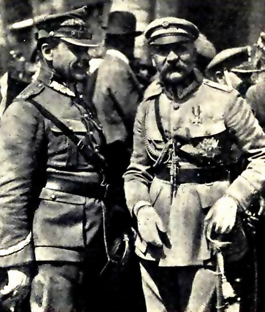 Marszałek Józef Piłsudski i Generał Józef Haller