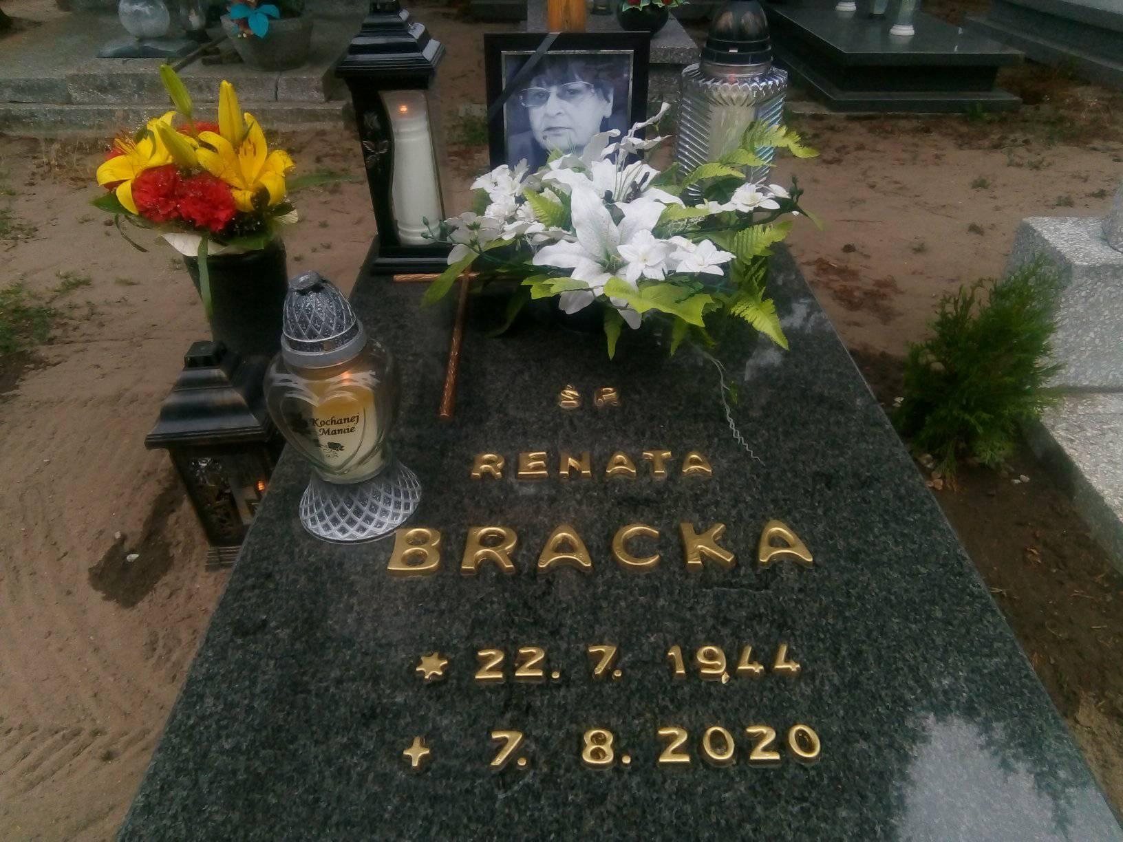 Dziś 7 lipca mija 11 miesięcznica śmierci mojej ukochanej Mamy ś.p. Renaty Bracka, którą teraz odwiedziłem na cmentarzu komunalnym w Więcborku.   Tomasz Roman Bracka