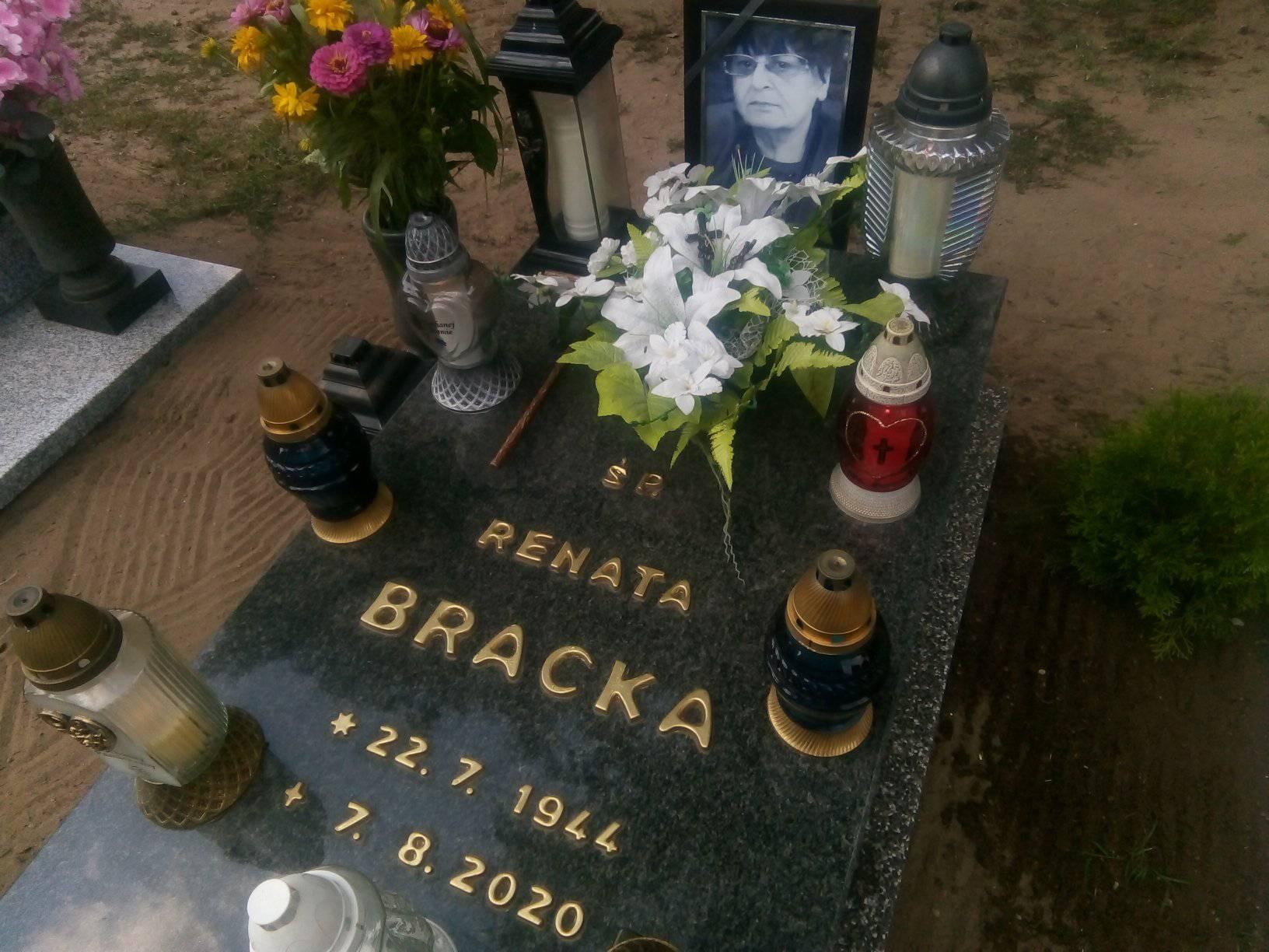 Miejsce spoczynku mojej ukochanej Mamy ś.p. Renaty Braka na cmentarzu komunalnym w Więcborku- foto Tomasz Roman Bracka