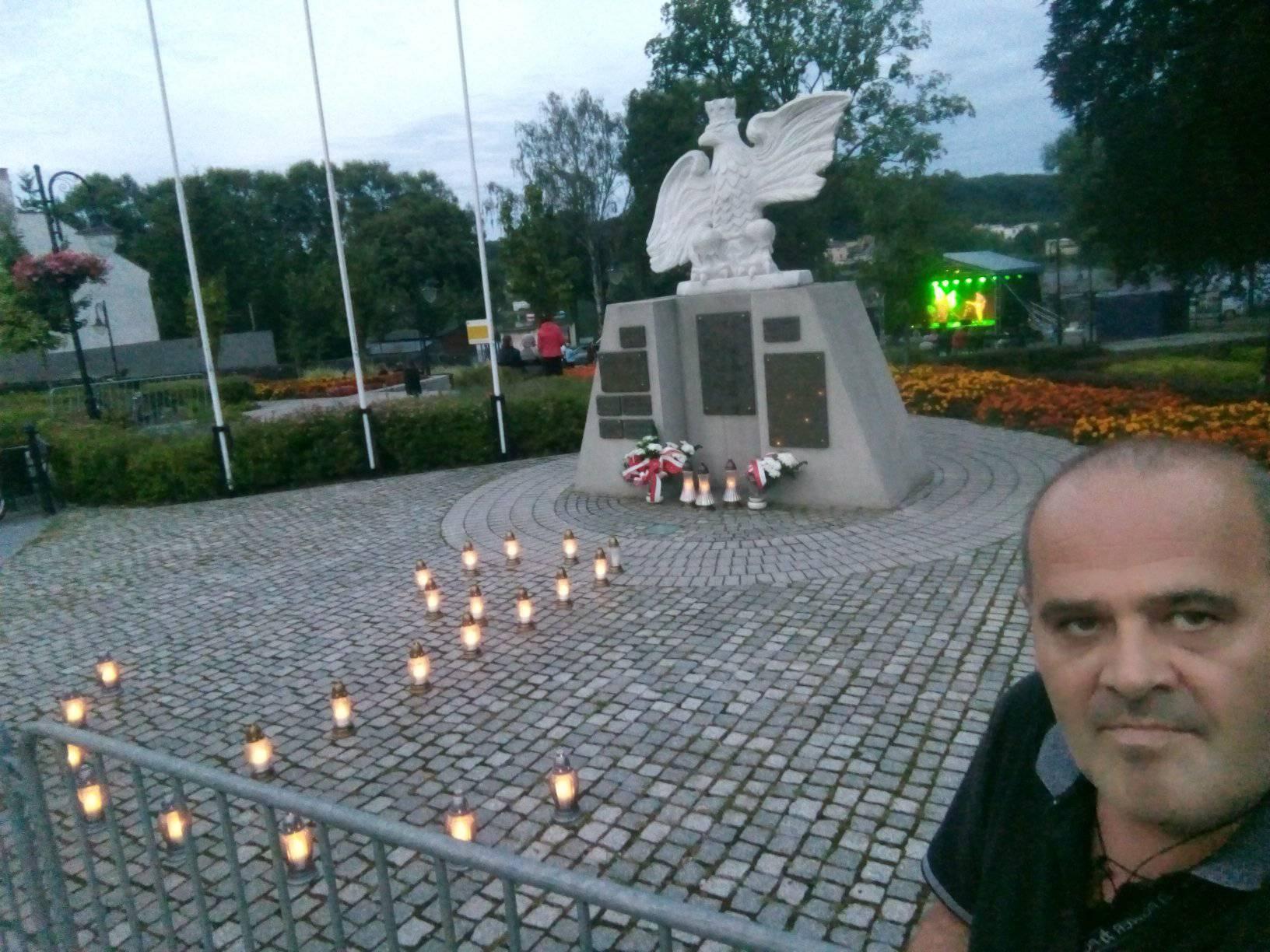 77 rocznica wybuchu Powstania Warszawskiego w Więcborku. foto – Tomasz Roman Bracka