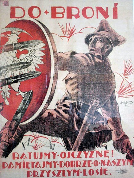 Na zdjęciu: polski plakat propagandowy