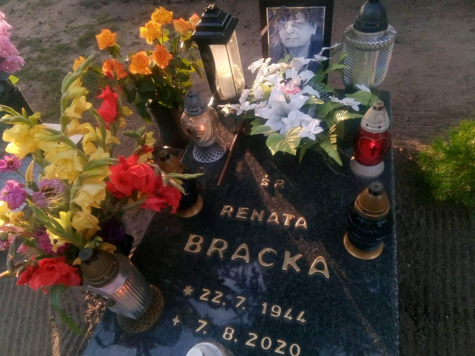 Dziś 11 sierpnia mija pierwsza rocznica pogrzebu mojej ukochanej Mamy ś.p. Renaty BRACKA, która spoczęła na cmentarzu komunalnym w Więcborku 11 sierpnia 2020 r.