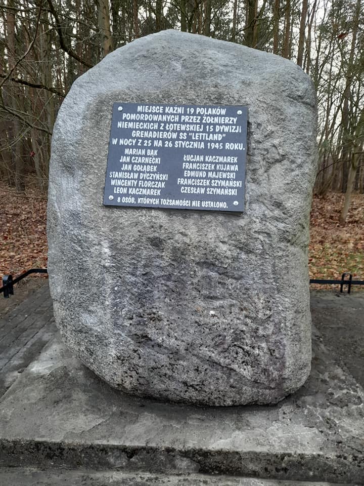 Już w niedzielę 23 stycznia 2022 r. nastąpi odsłonięcie tablicy z nazwiskami miejscowych Polaków zamordowanych w styczniu 1945 r. w Więcborku przez łotewski hitlerowski oddział Grenadierów SS - foto Tomasz Roman Bracka 