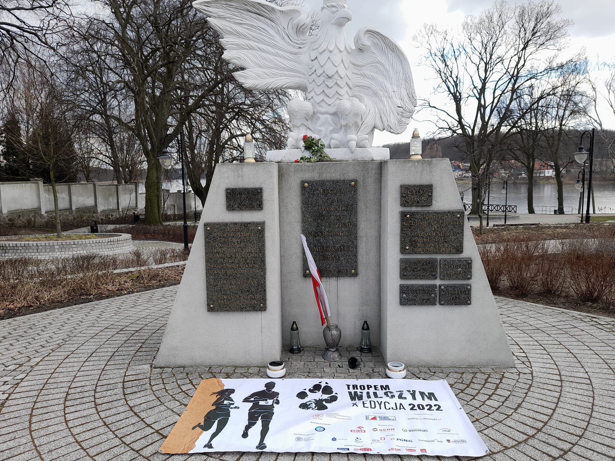 X jubileuszowy Bieg Pamięci Żołnierzy Wyklętych ,,Tropem Wilczym” odbył się dziś 6 marca 2022 r. o godz. 12 w Więcborku - Tomasz Roman Bracka