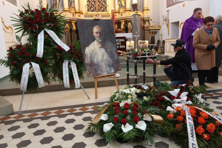 Pogrzeb ś.p. Henryka Dueskau w Kościele Katolickim w Więcborku. Photo - Tomasz Roman Bracka