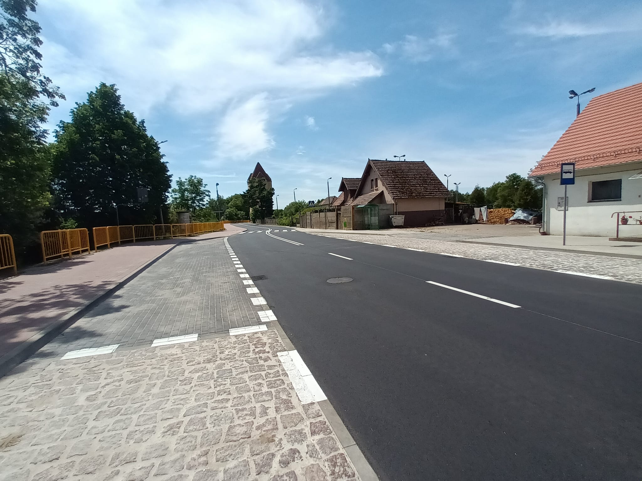 Ulica Dworcowa w Więcborku od dziś otwarta dla ruchu kołowego i pieszego - Photo Tomasz Roman Bracka