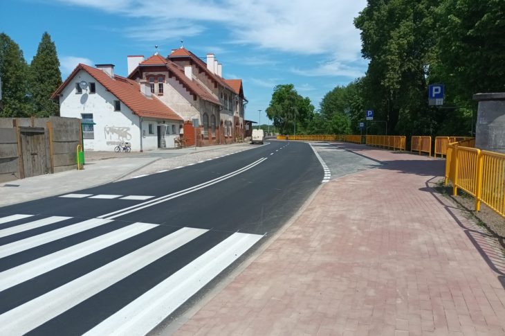 Ulica Dworcowa w Więcborku od dziś otwarta dla ruchu kołowego i pieszego - Photo Tomasz Roman Bracka