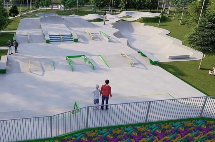 Budowa skateparku na plaży miejskiej w Więcborku już po przetargu i zostanie wykonana do połowy 2024r. - Tomasz Roman Bracka