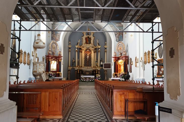 Rozpoczął się remont elewacji 300 letniego zabytkowego kościoła katolickiego w Więcborku wybudowanego przez ród książąt i hrabiów Potulickich h. Grzymała z Więcborka mających tu swoją siedzibę zamkową
