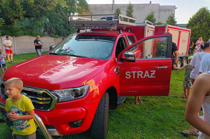 Kolejny nowy wóz strażacki właśnie przybył do Więcborka i będzie służył więcborskim strażakom. Photo - Tomasz Roman Bracka