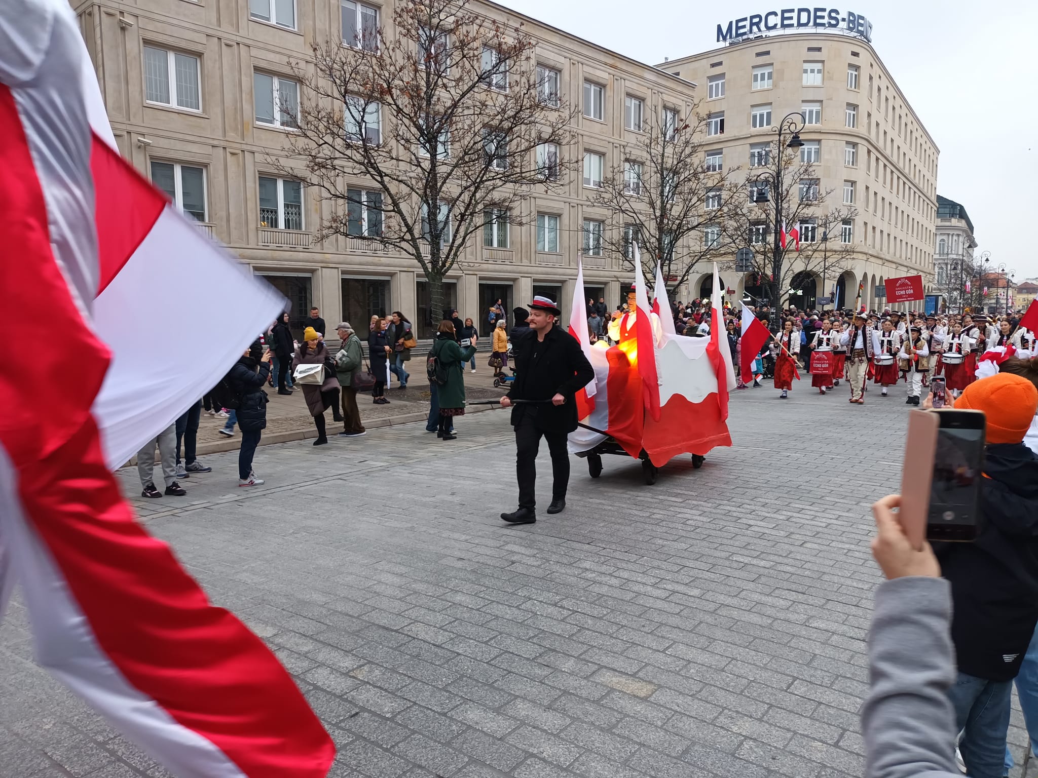 Państwowe obchody Święta Niepodległości 11. 11. 2023r. z Mazowszem i moim udziałem w Warszawie Photo - Tomasz Roman Bracka