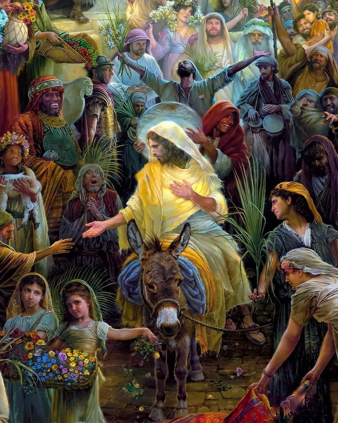 Dziś Niedziela Palmowa 🌿🌴🌿Upamiętnia Ona triumfalny wjazd Jezusa do Jerozolimy.